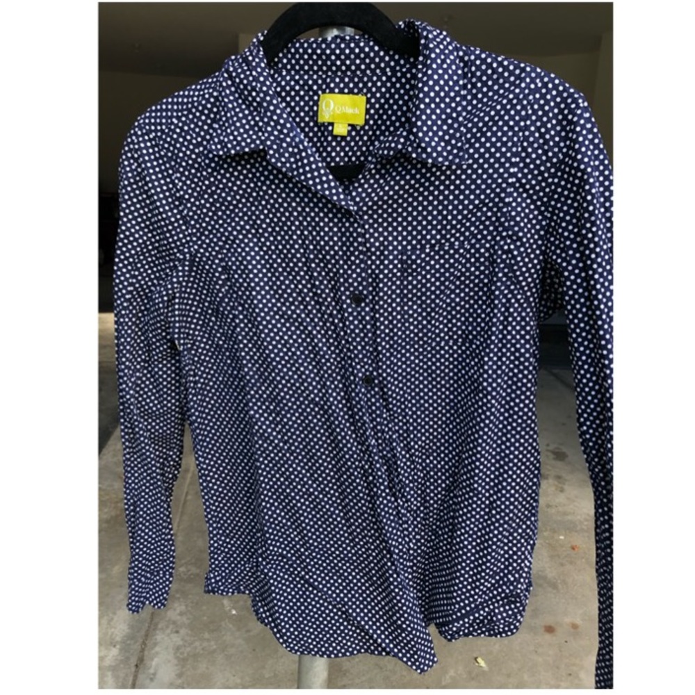 Polka Dot Button Down